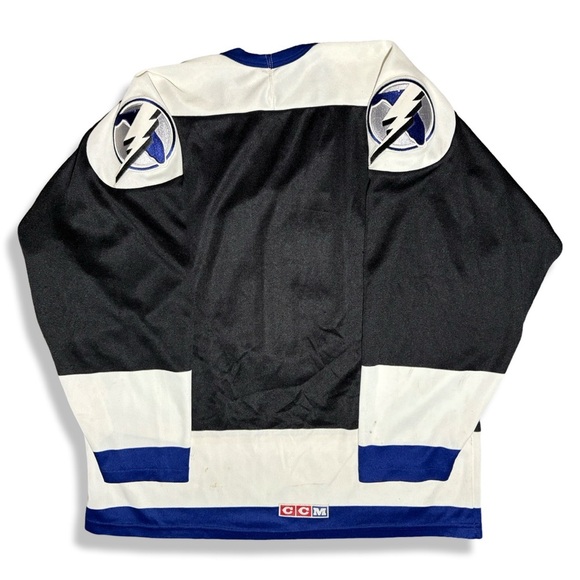 Vintage 90s CCM Tampa Bay Lightning Hockey Jersey - Picture 2 of 5